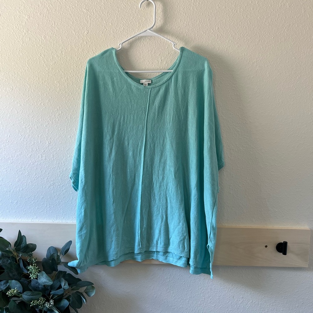 JJill  boxy lightweight sweater top 3X EUC